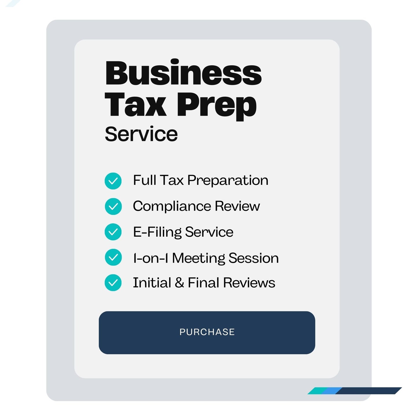 Business Tax Return Preparation