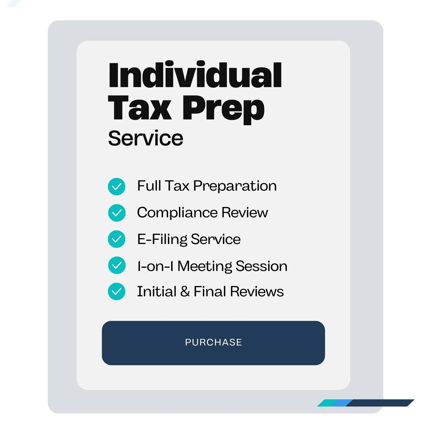 Individual Tax Return Preparation